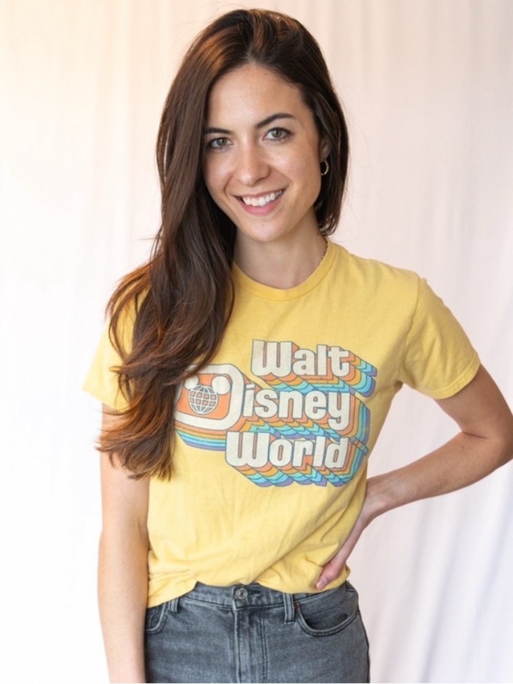 Walt Disney World Yellow Graphic Tee
